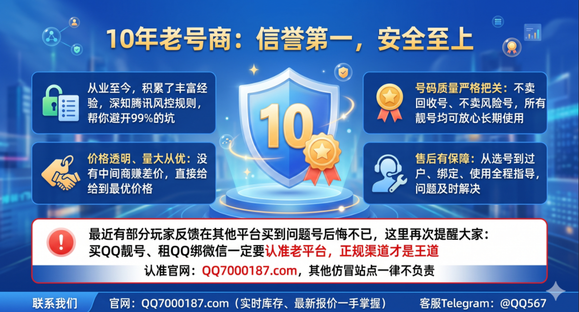 2026年4月摇滚QQ靓号网最新动态：5位6位QQ靓号库存充足，租QQ绑微信价格再优化！